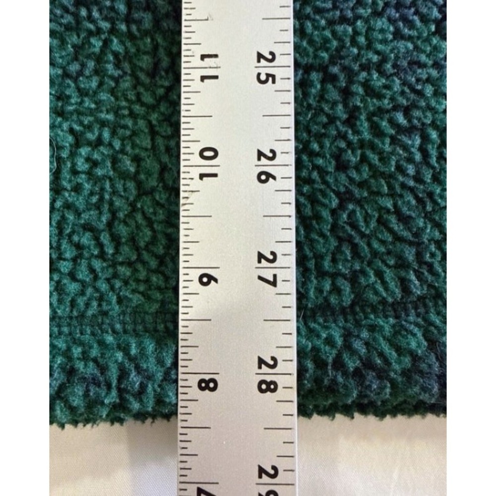 Vineyard Vines Women's Large Blackwatch Sherpa Half Zip Plaid Fleece Preppy - Picture 13 of 14
